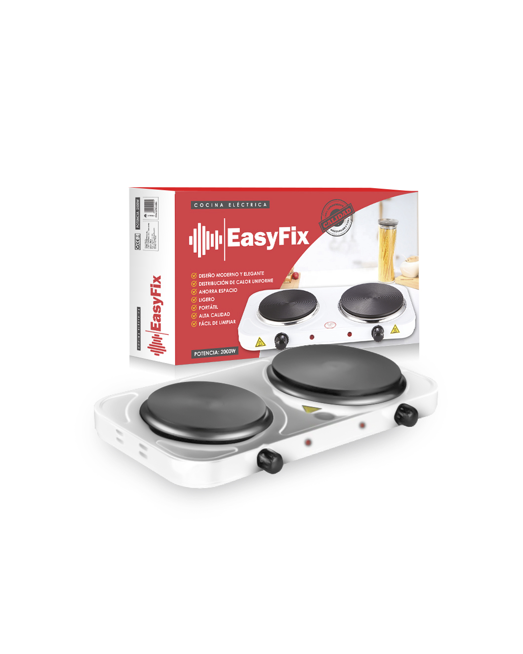 PRODUCTO Y CAJA COCINA BLANCA TECHO